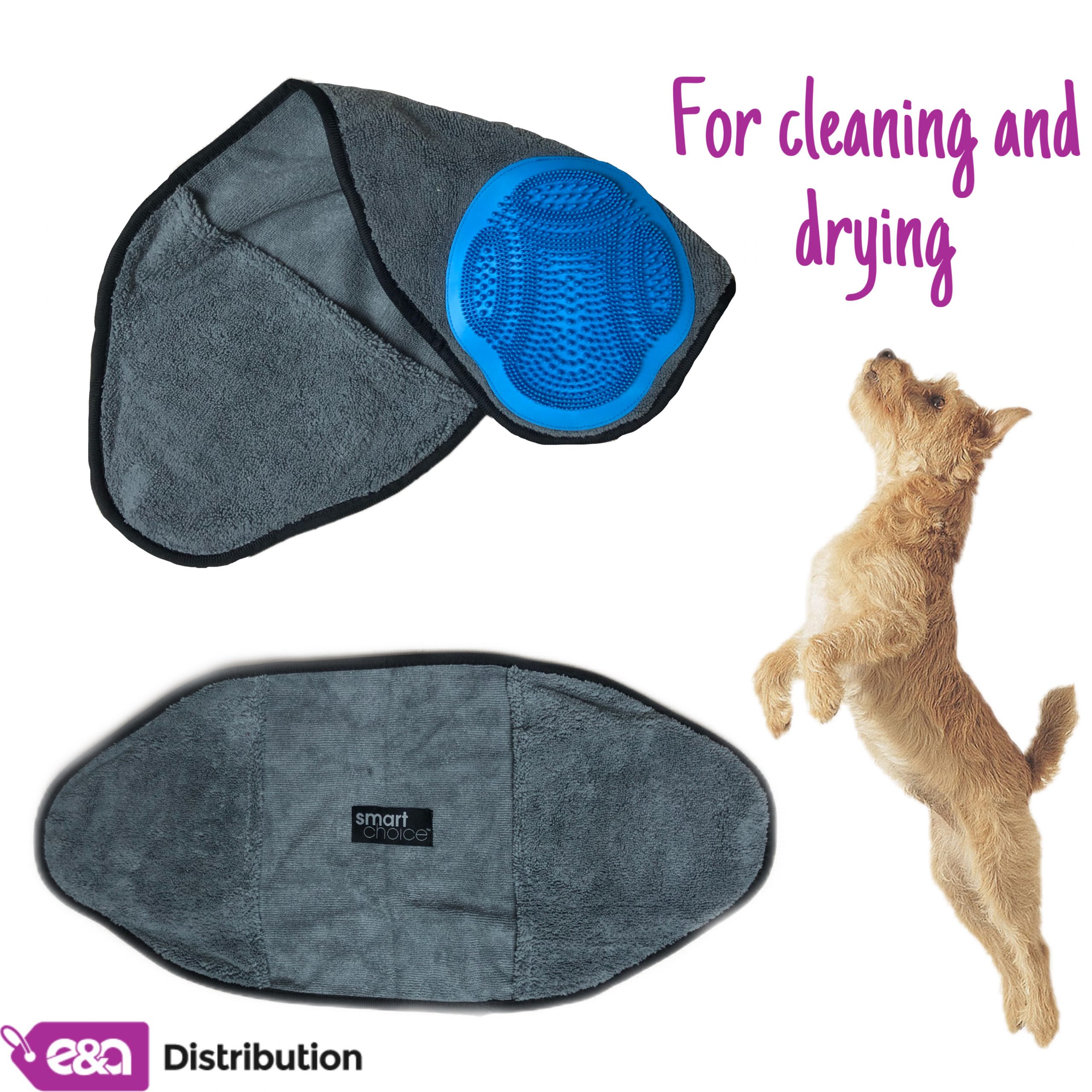 12CD1FC1-7BE6-468F-B162-194DECA9F959-scaled-1.jpg E&A SUPER ABSORBENT PET TOWELS- 2 RUBBER PADS POCKETS 60x30cm with QUICK DRYING - Image 1