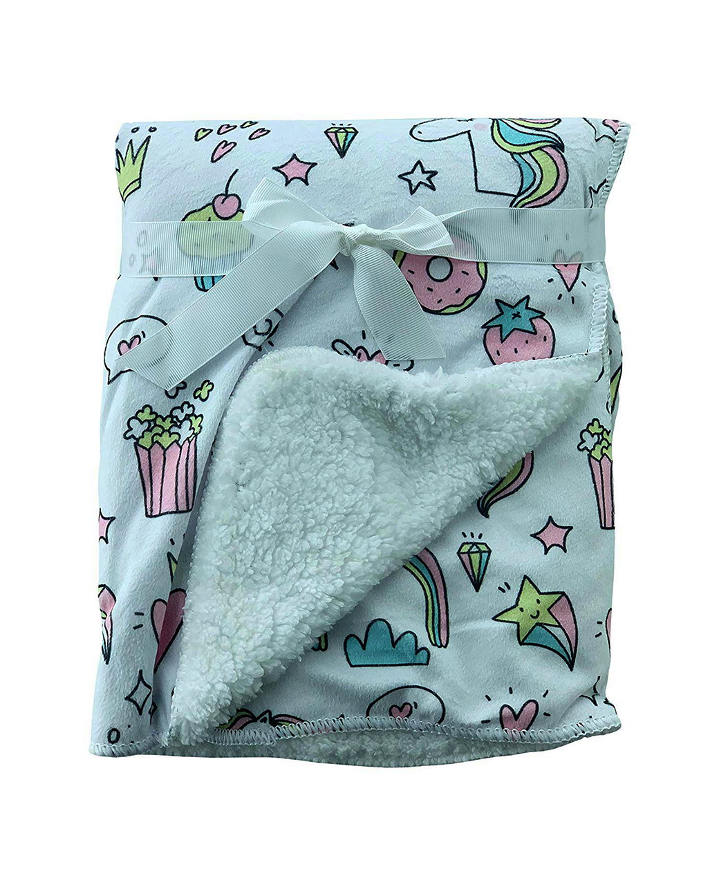 2-53.jpg Luxury Soft Fur Back Blanket sweet foods Design - Image 1