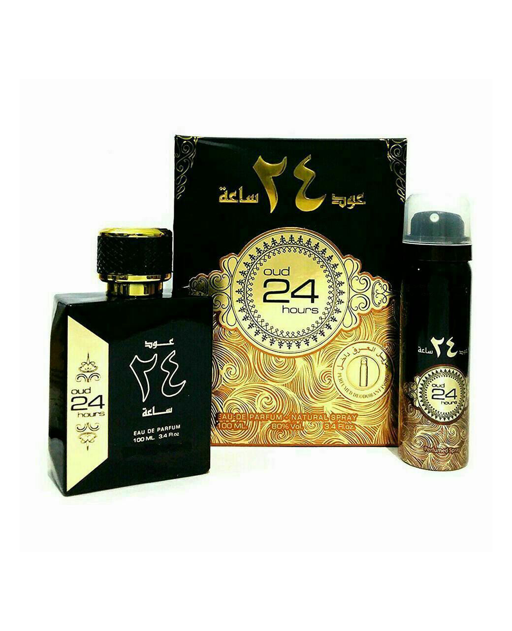 24-2.jpg Oud 24 100ml & Body Spray by Ard Al Zaafaran | Perfume - Image 1