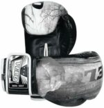 Velo Unisex DX Leather Boxing Gloves- Grey - Image 5