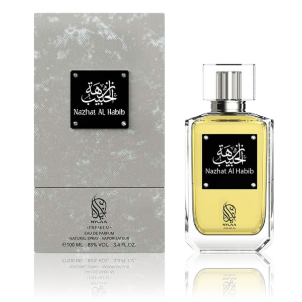 Nazhat Al Habib EDP 100ml by Nylaa Perfume For Men Women Inspired by Ebeny Fume