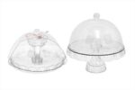 Clear Cake Stand with Dome Cover - Image 3