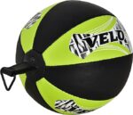 VELO Bean Ball Leather Double End Dodge MMA Boxing Floor to Ceiling Punch Bag - Image 5