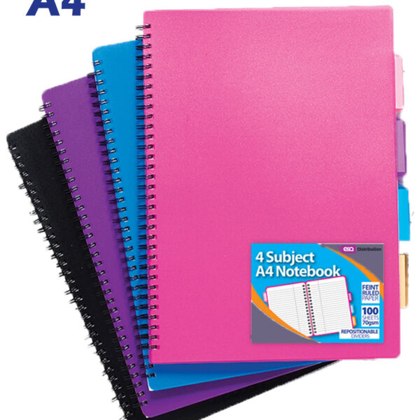 A4 Subject Notebook
