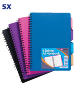 5 X A5 Subject Notebook