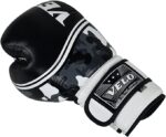 VELO Boxing Gloves and Pads Set: Cowhide Leather KARA Focus Mitts with Punching Gloves. - Image 5