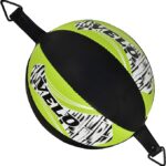 VELO Bean Ball Leather Double End Dodge MMA Boxing Floor to Ceiling Punch Bag - Image 9
