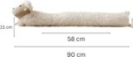 Sheep Draught Excluder Door Stopper 90cm - Image 3
