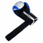 Velo® Premium Boxing Gloves For Combat Training- Blue and White -Unisex- DX Leather - Image 2