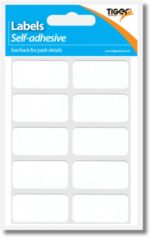Lables Self-Adhesive (19x38mm) White Rectangle Labels -70 Labels Self-Adhesive, Writable, Easy Peel-Off, 19x38mm - Ideal for Addressing, Organizing, and Office Use