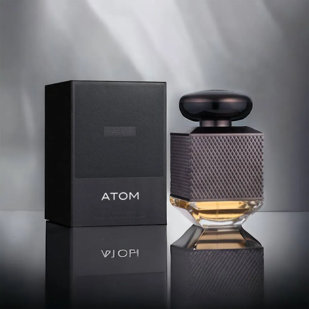 71458669.webp Atom Grey Eau De Parfum 100ml by FA Paris (Fragrance World) For Him - Image 1