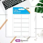 Lables Self-Adhesive (19x38mm) White Rectangle Labels -70 Labels Self-Adhesive, Writable, Easy Peel-Off, 19x38mm - Ideal for Addressing, Organizing, and Office Use - Image 4