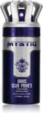 Orris Club Privee 250ml Extra Long Lasting Perfume Body Spray For Him By Mystiq