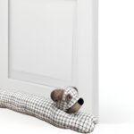 Draught Excluder for Door Animal Cushion- 85cm Long- Beige Dog