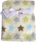 Cream Star Fleece Blanket - Image 2