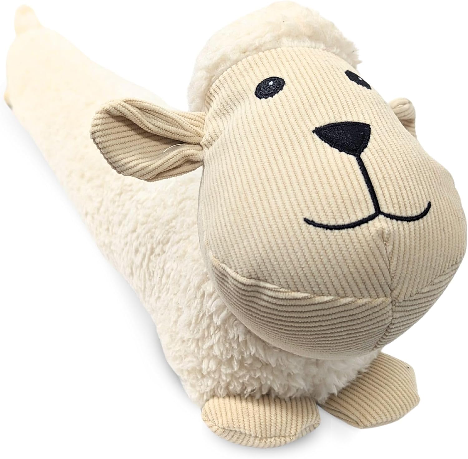 71Mh73nMXL._AC_SL1500_.jpg Sheep Draught Excluder Door Stopper 90cm - Image 1