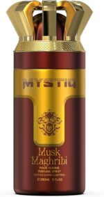 Musk Maghribi 250ml Extra Long Lasting Perfume Body Spray For Him By Mystiq - Image 2