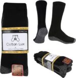 10 Pairs Mens BIG FOOT Cotton Rich Sports Work Boot Socks Size 11-14