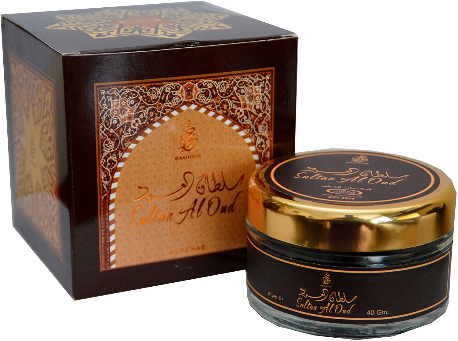 81-Ry2juGL._AC_SL1500_.jpg Sultan Al Oud Incense Bakhoor 40g Home Fragrance by Al Rehab - Image 1