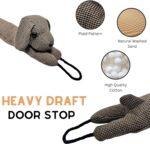 Brown Dog Draught Excluder Door Stopper 90cm - Image 2