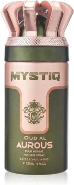 Oud Al Aurous 250ml Extra Long Lasting Perfume Body Spray For Him By Mystiq - Image 2