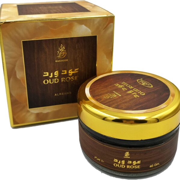 Oud rose 40g incense Bakhoor for homes by Al-Rehab