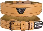 Velo 4" Buffalo Leather Weight Lifting Belt For Men With Padded Back Support - 3 Colours & All Sizes - Image 5