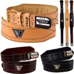 Velo 4" Buffalo Leather Weight Lifting Belt For Men With Padded Back Support - 3 Colours & All Sizes