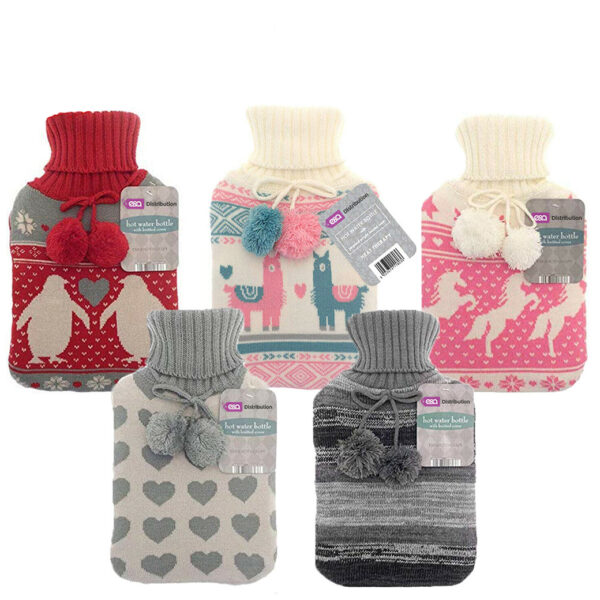 Knitted Hot Water Bottle | 5 Designs