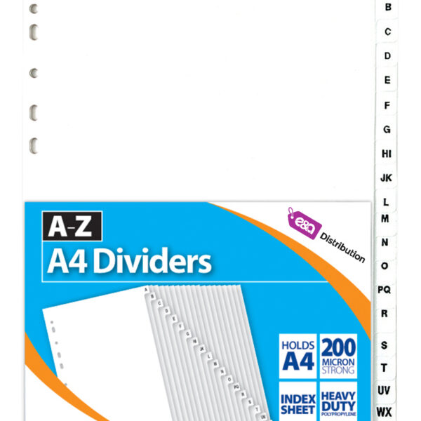 A-Z A4 Dividers
