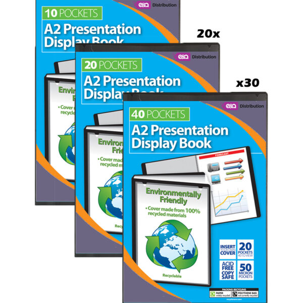 A2 Presentation Display Book