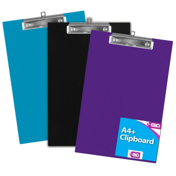 A4+ Clipboard from E&A | 3 Colours