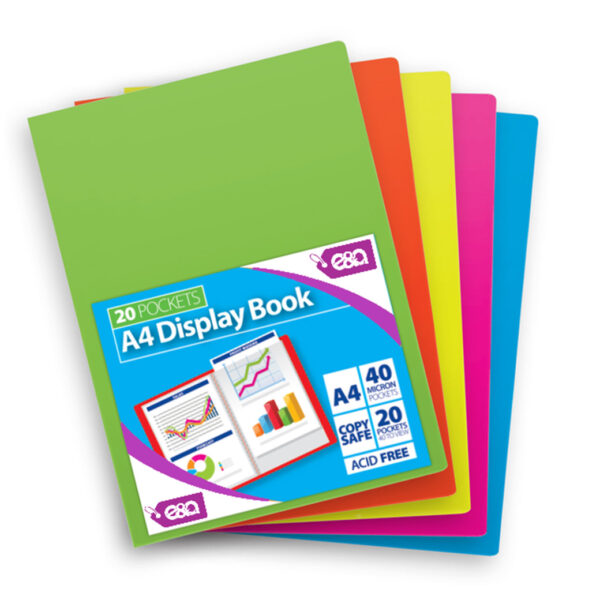 A4 Display Book | 5 Colours