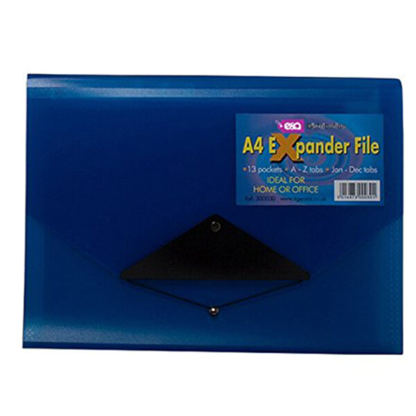 13 Part A4 Expanding File Blue