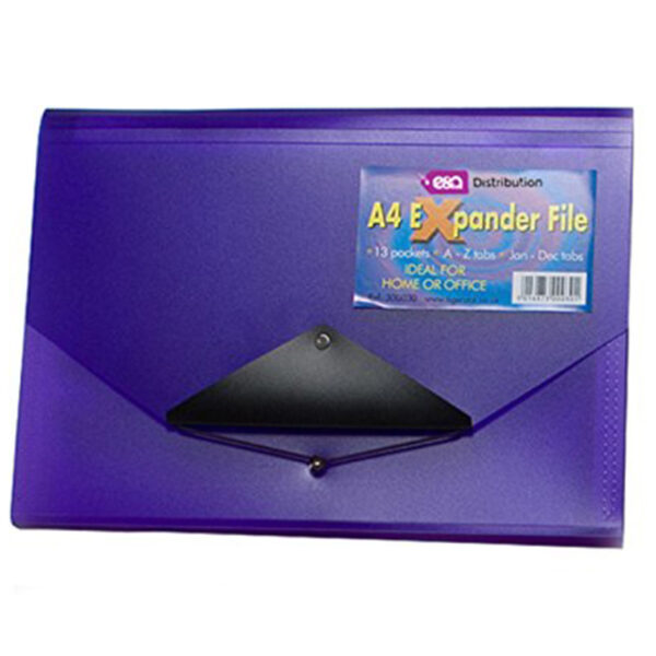 13 Part A4 Expanding File Purple