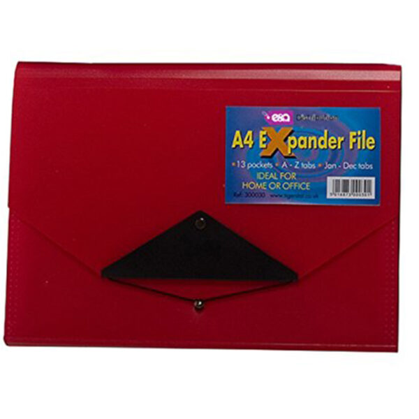 13 Part A4 Expanding File Red