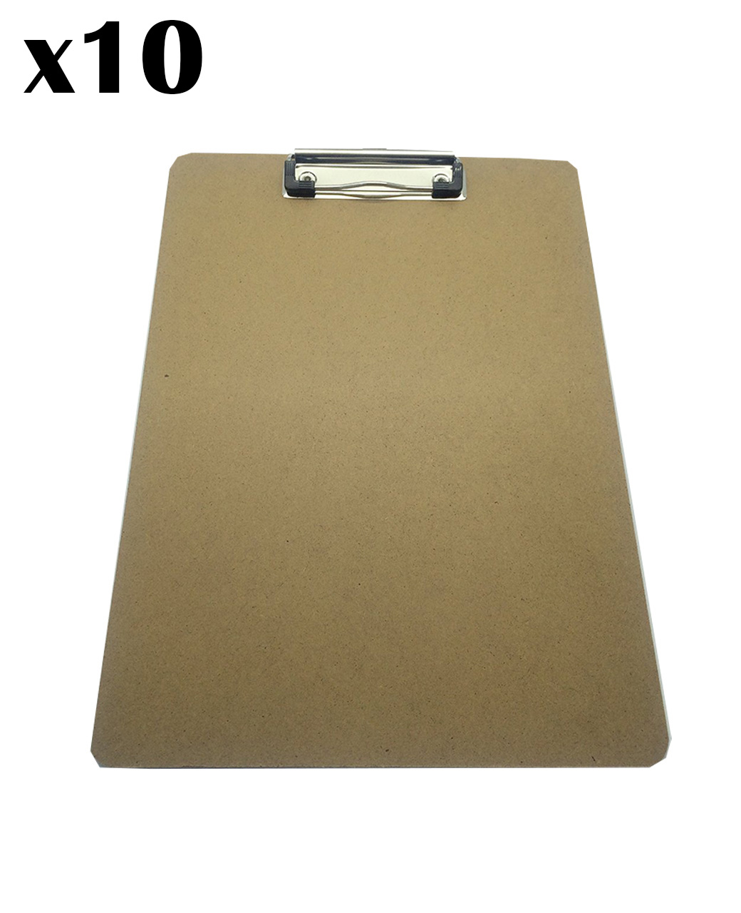 A4-Wooden-Clipboard-10-part.jpg Pack of 10 A4 Wooden Clipboard - Image 1