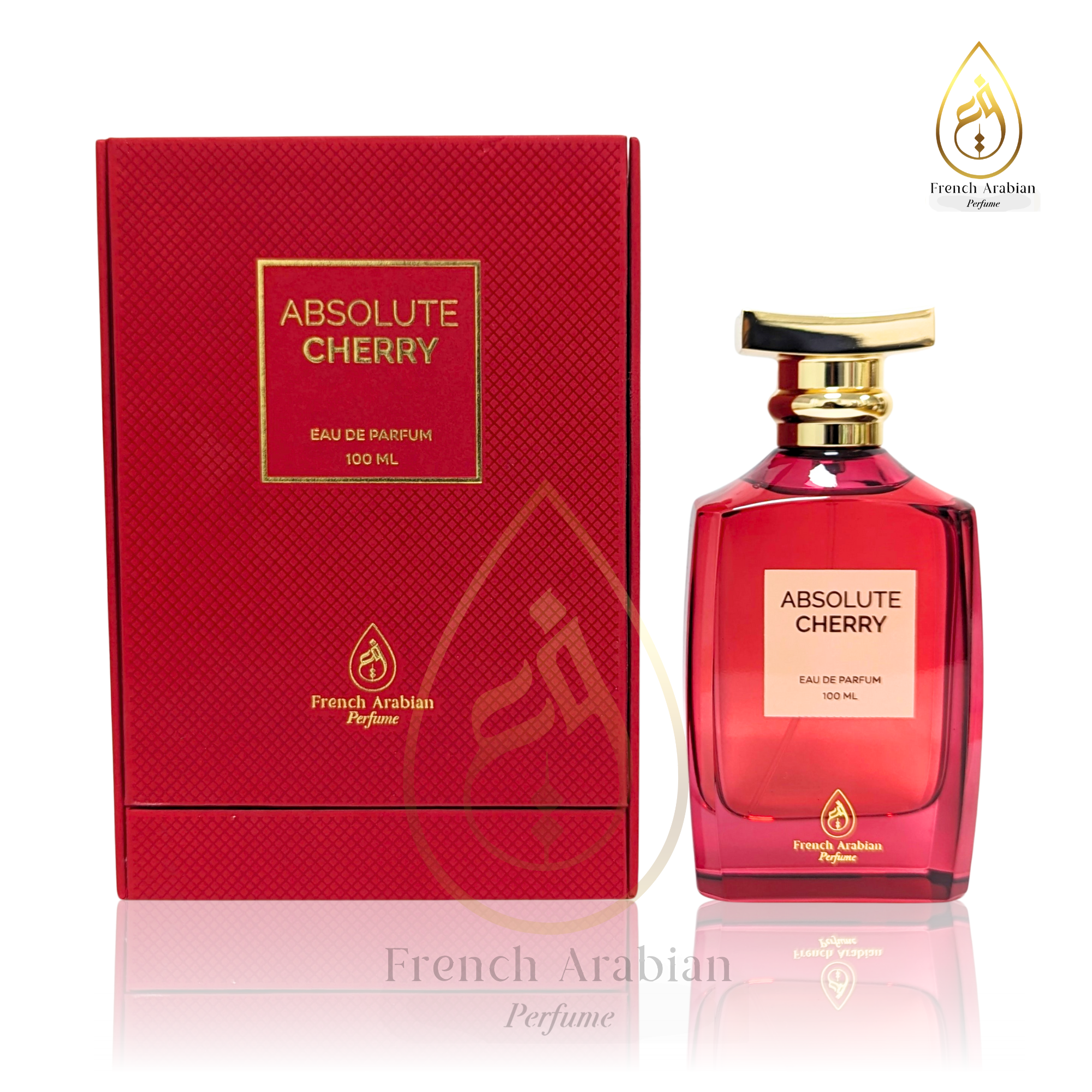 Absolute-Cherry-10.png Absolute Cherry Eau De Parfum 100ml by French Arabian Perfumes - Image 1
