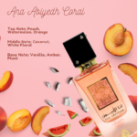 Ana Abiyedh Coral Eau De Parfum by Lattafa – Fruity & Floral Fragrance – 100ml - Image 2