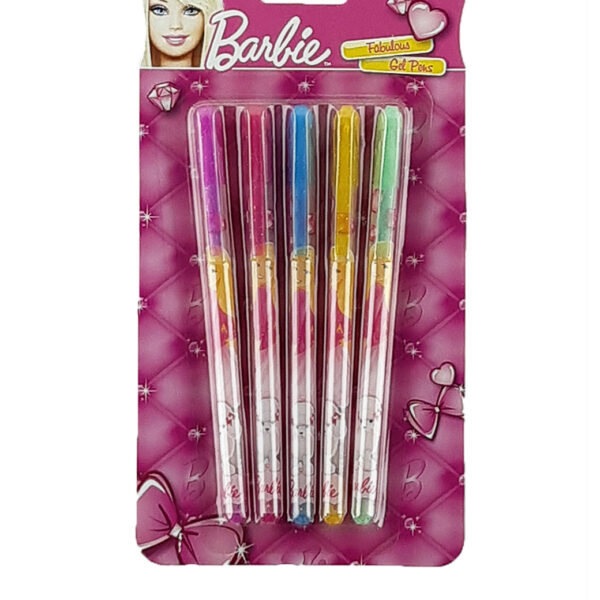 5 Barbie Fabulous Gel Pens