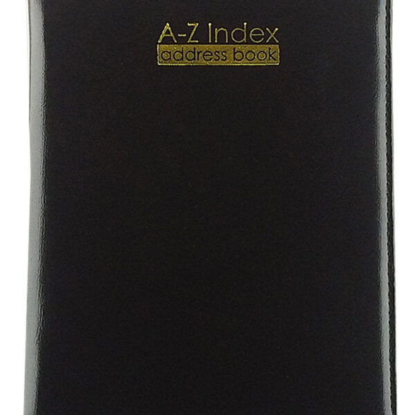 A-Z Address Book Black