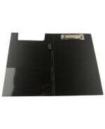 A5 PVC Black Fold Over Foolscap Clipboard