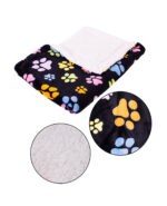 Black Sherpa Pet Blanket | Pet Beds & Carriers - Image 3