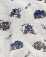 Luxury Soft Fur Back Blanket Hummer Design - Image 2