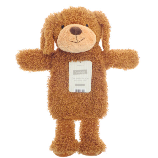 Brown Dog Animal Hot Water Bottle | Novelty