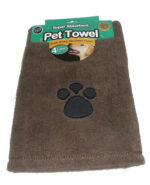Microfibre Pet Towel 100x60cm by World of Pets | 2 colours - Image 2