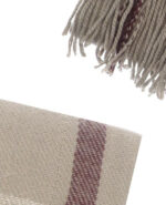 Beige Tartan Woven | Throws & Blanket - Image 2