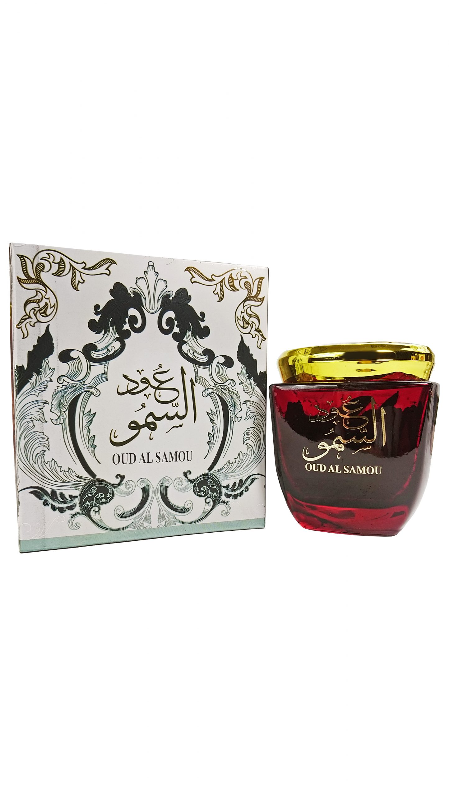 Bukhoor-Oud-Al-Samou-01-scaled-1.jpg Bakhoor | Oud Al Samou 80g by Ard Al Zaafaran - Image 1