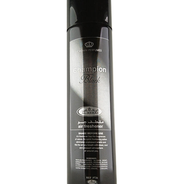 Air Freshener | Champion Black 300ml by Al Rehab