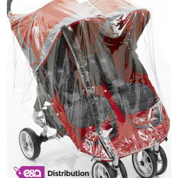 City Mini Double Pushchair Rain cover